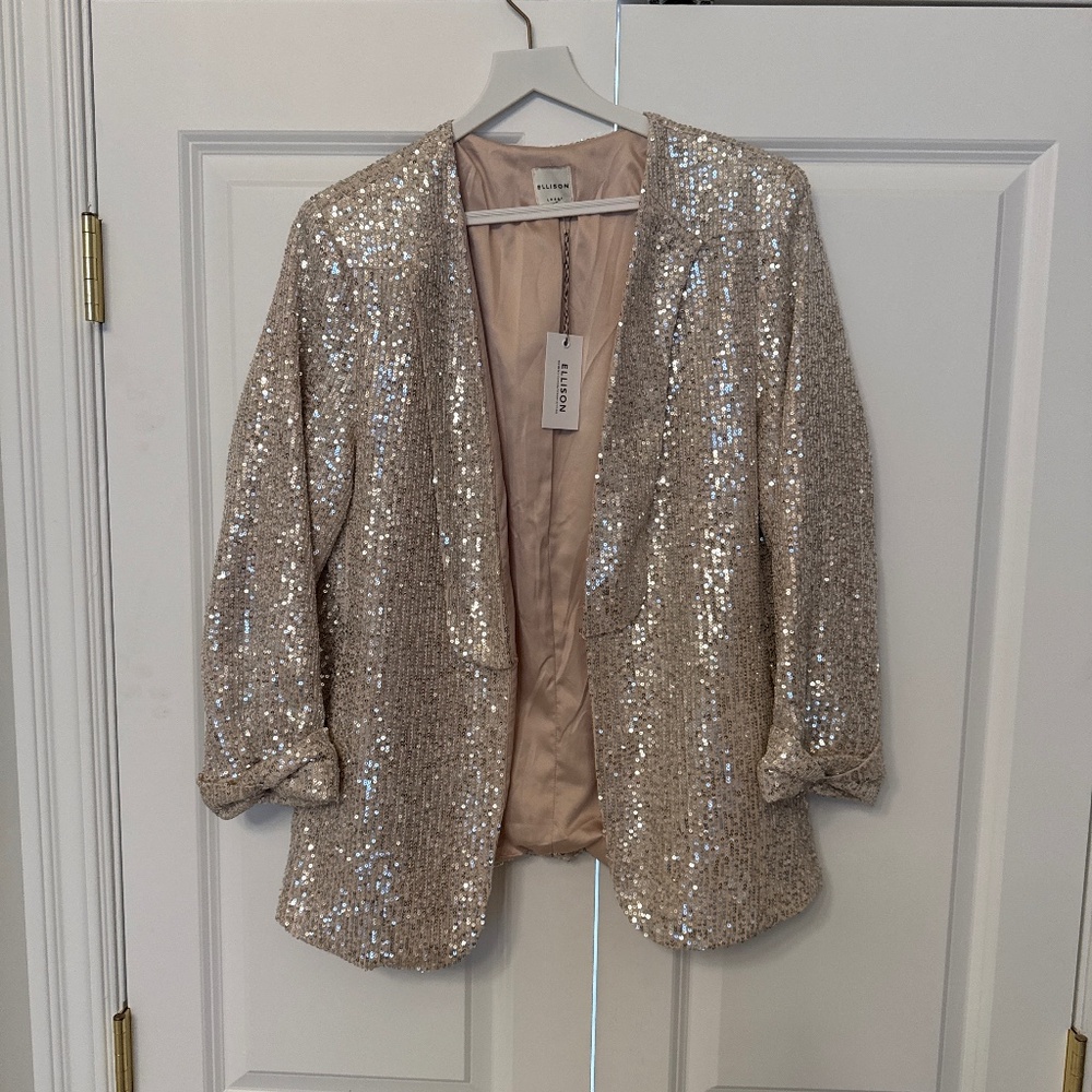 Ellison Sequin Blazer - Size large